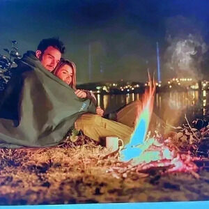 HEATWAVE Gray Portable Heated Throw Blanket with USB Charging   (Save $135.00)